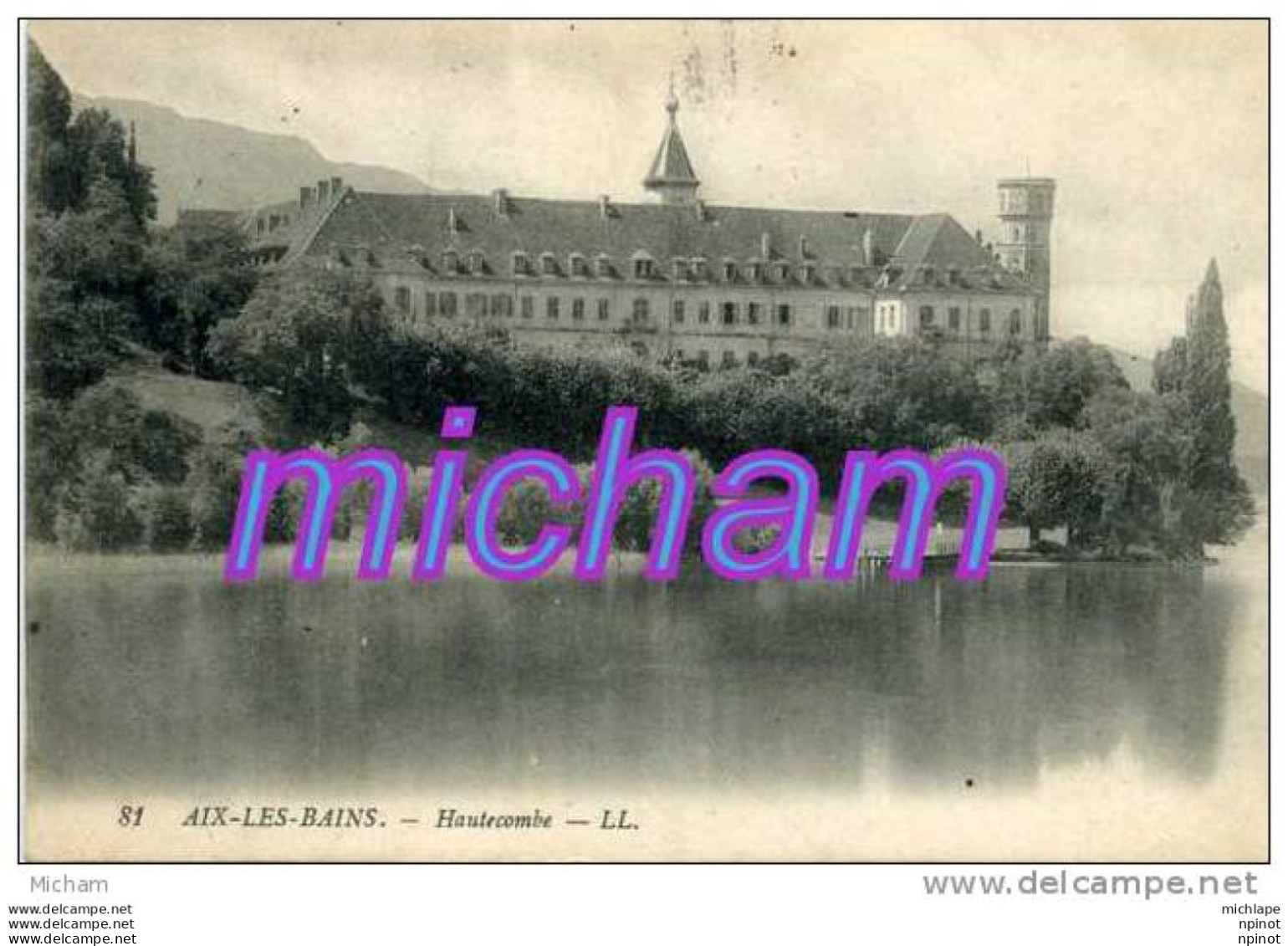 CPA  73   AIX LES BAINS  LAC DU BOURGET HAUTECOMBE      TB ETAT - Aix Les Bains