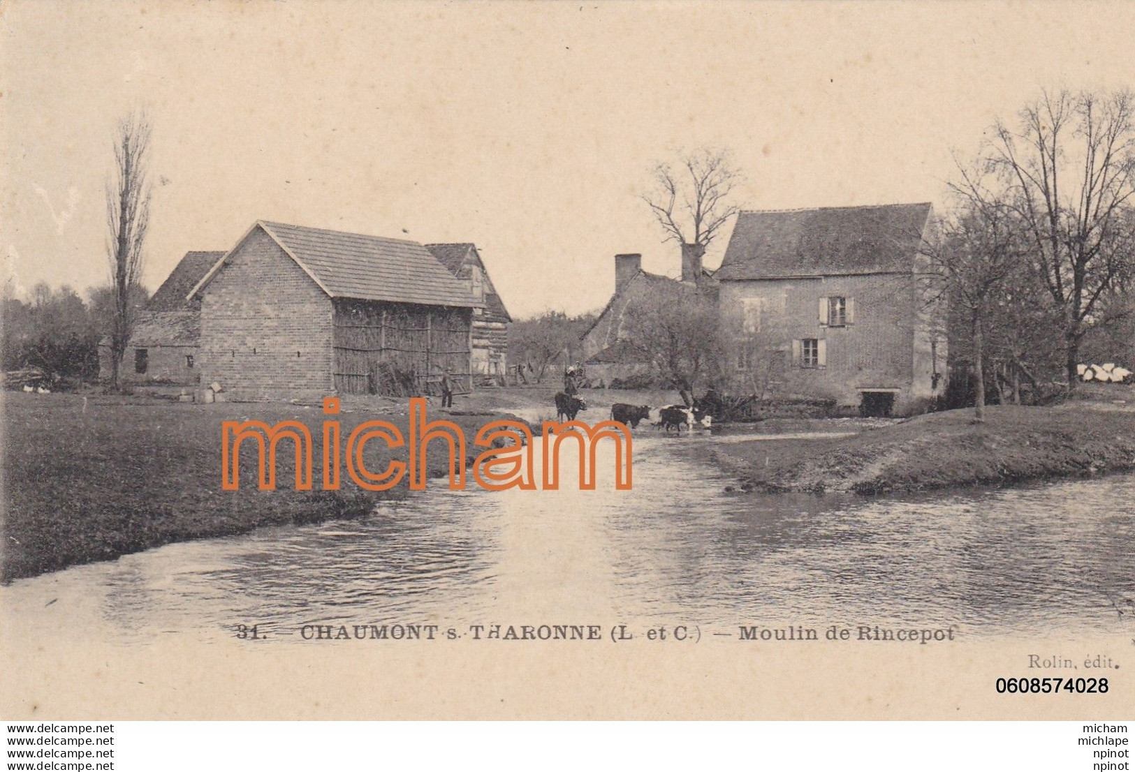 CPA 41  CHAUMONT SUR THARONNE  Moulin De Rincepot - Other & Unclassified