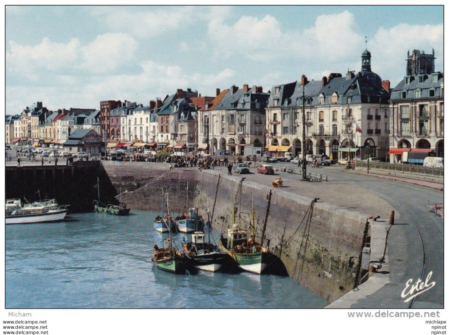 CPM  76 DIEPPE  LES  ARCADES ET QUAI DUQUESNE     TB ETAT - Dieppe