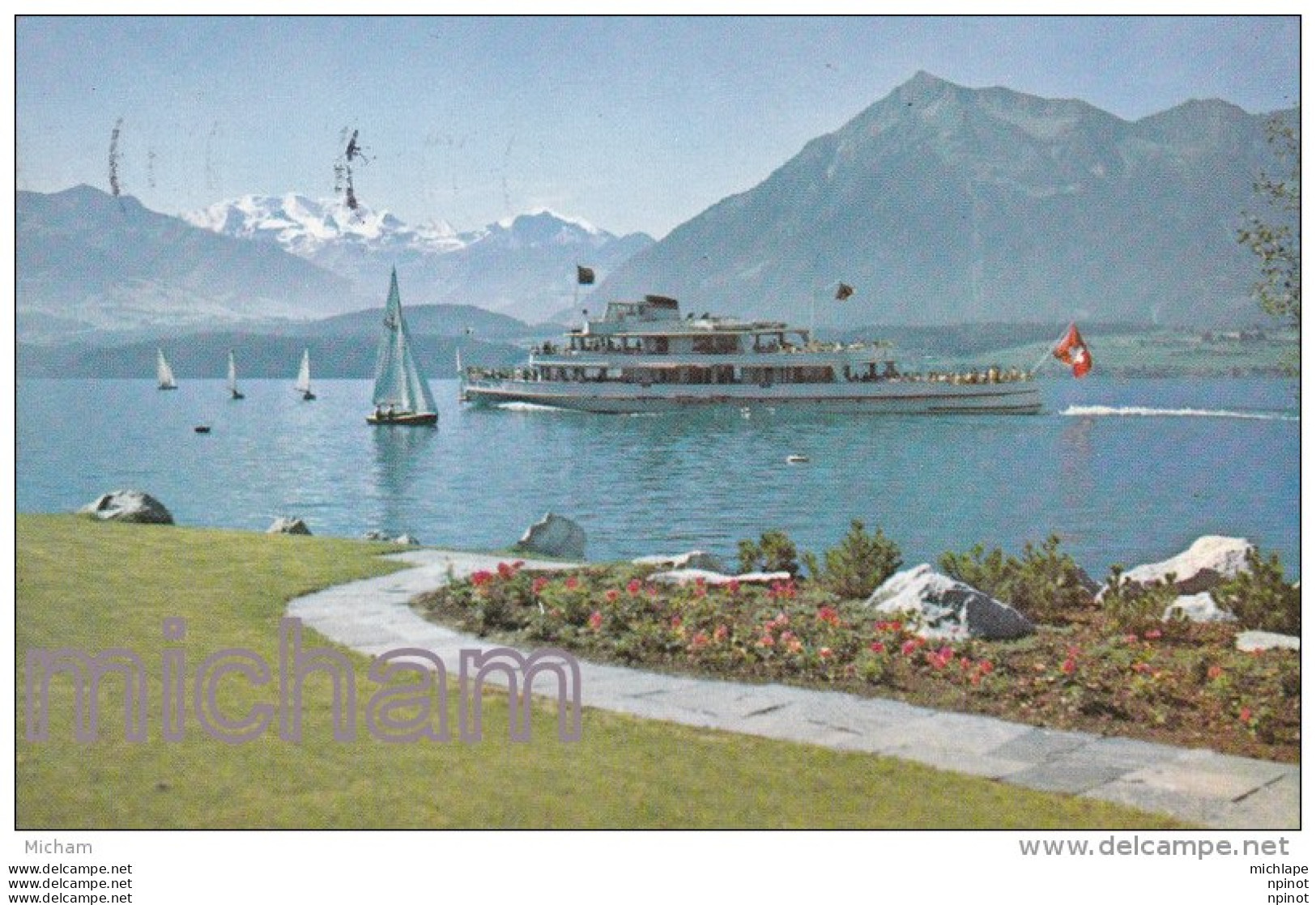 CPSM SUISSE B.E.  AM THUNERSEE  T B ETAT - Other & Unclassified