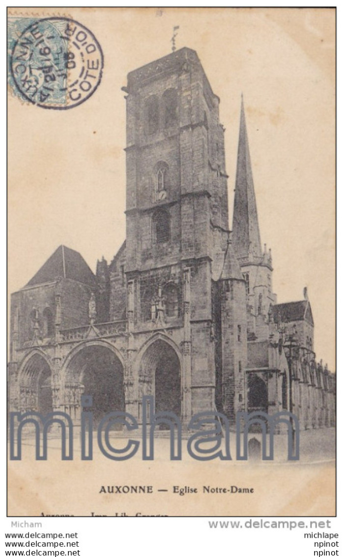 CPA  21 AUXONNE EGLISE NOTRE  DAME  TB ETAT - Auxonne