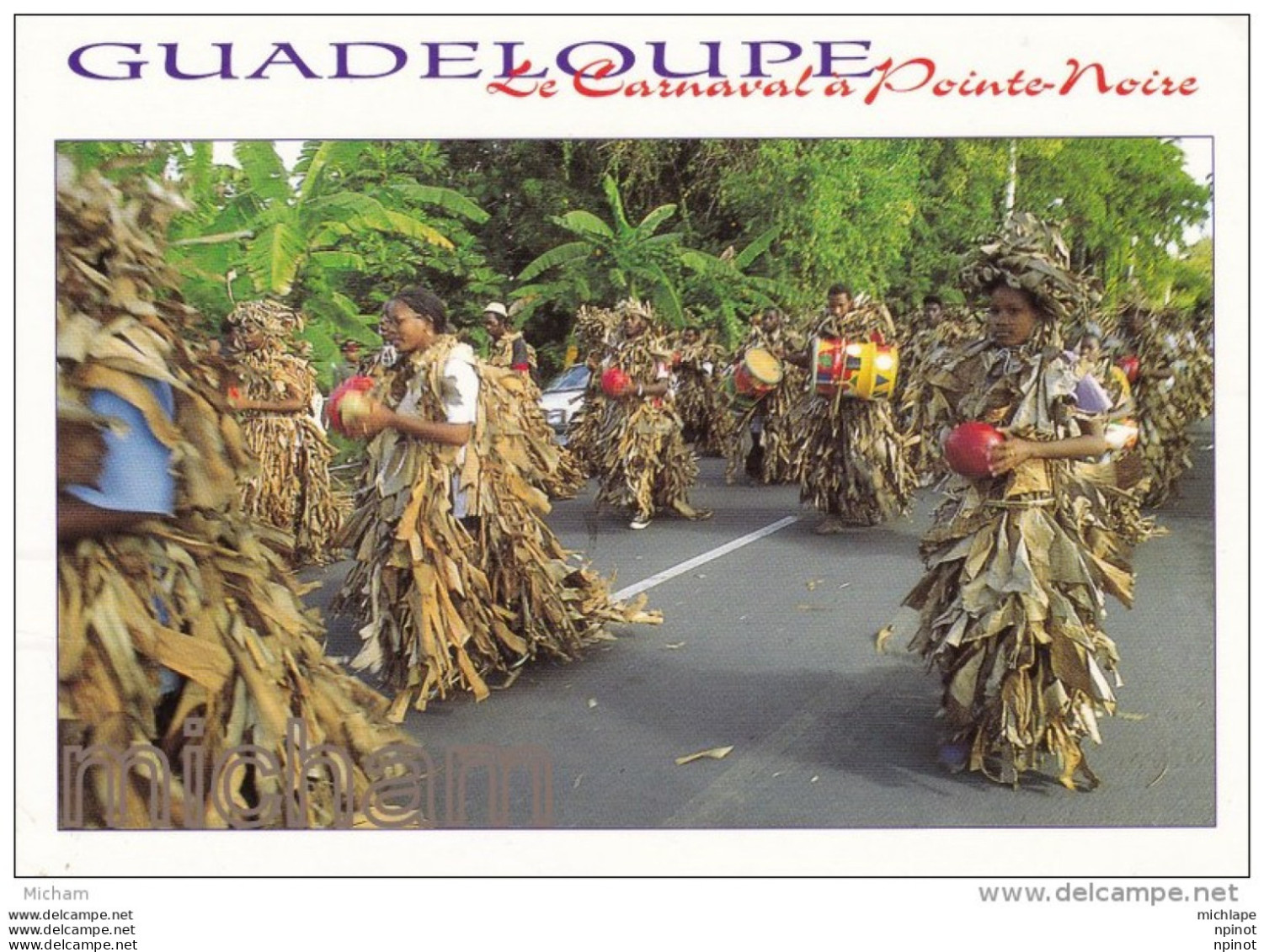 CPM   97   GUADELOUPE   LE  CARNAVAL  A  POINTE  NOIRE  TB ETAT - Andere & Zonder Classificatie