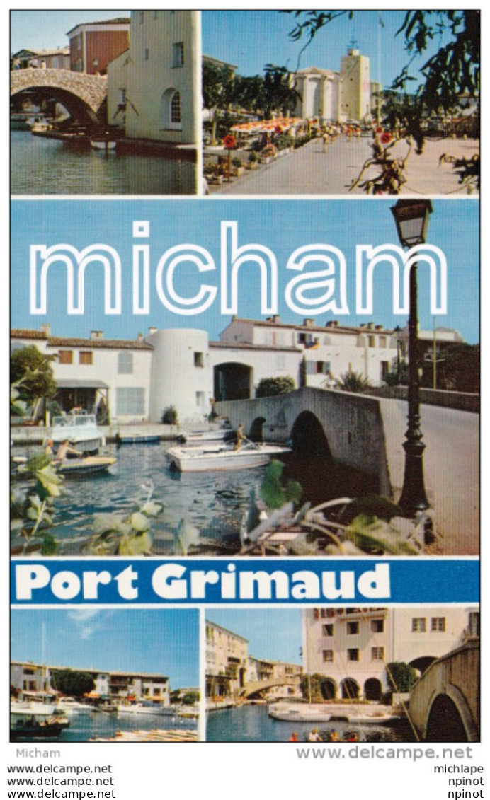 CPM  83  PORT GRIMAUD  MULTIVUES  TB ETAT - Port Grimaud