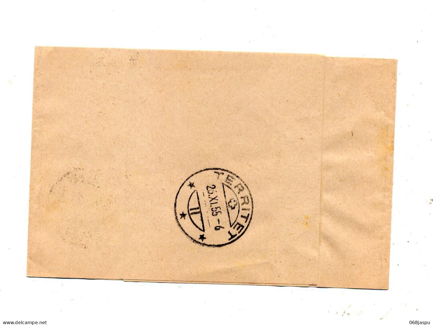 Bande De Journal Cachet Asnieres Sur Armoirie + Territet - Manual Postmarks
