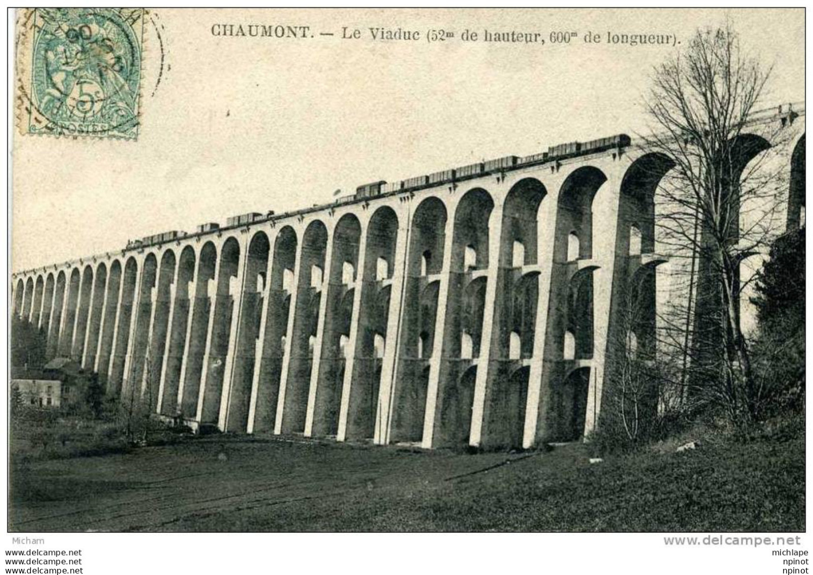 CPA 52 CHAUMONT LE VIADUC  52X600m  PARFAIT ETAT - Chaumont