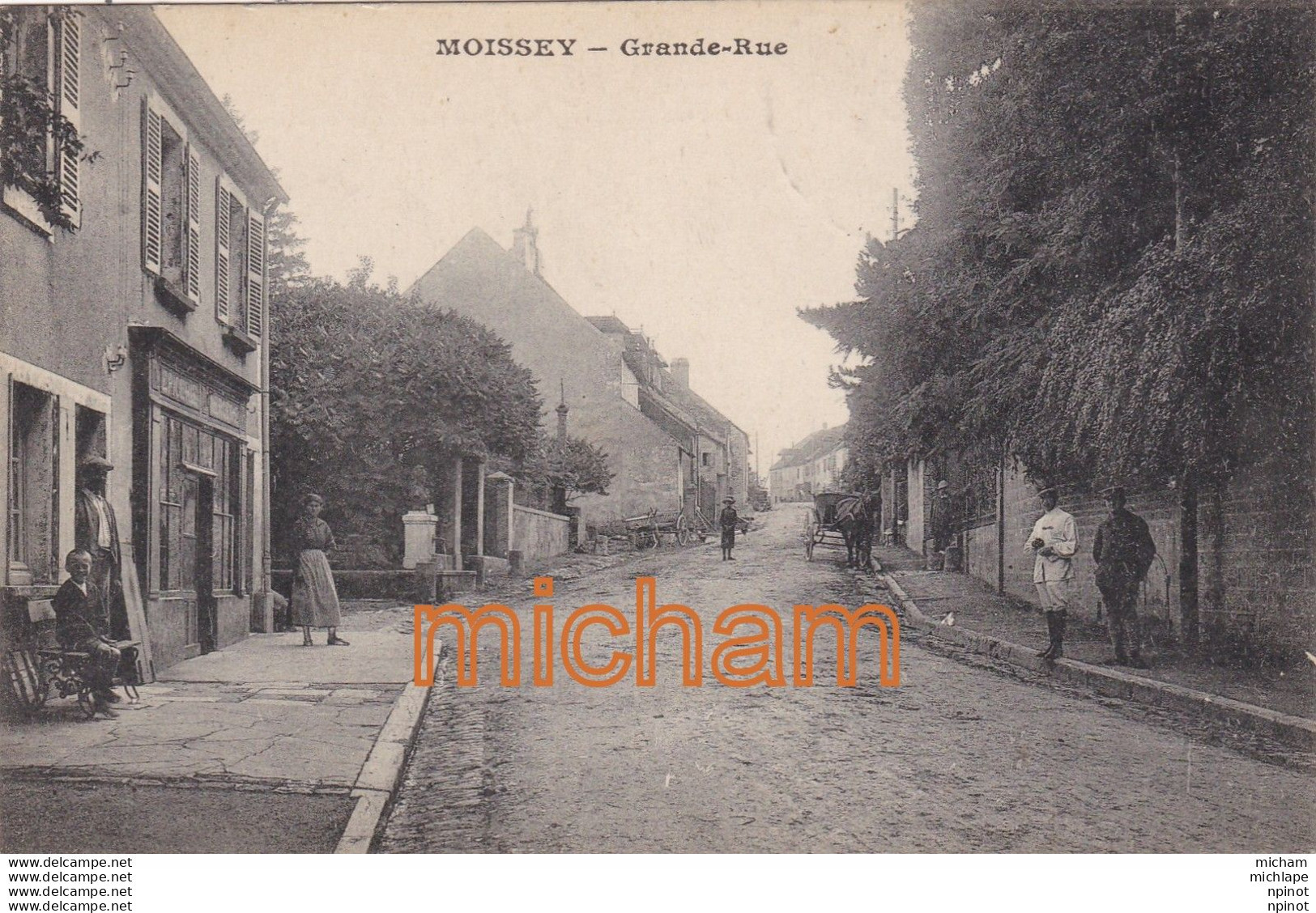 CPA 39  MOISSEY  Grande Rue - Other & Unclassified