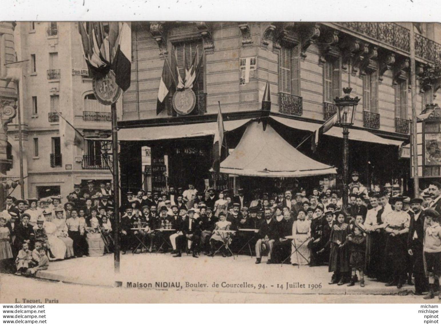 CPA - 75 - PARIS  - 8 Em -  Maison Nidiau Boulevard De Courcelles - District 08