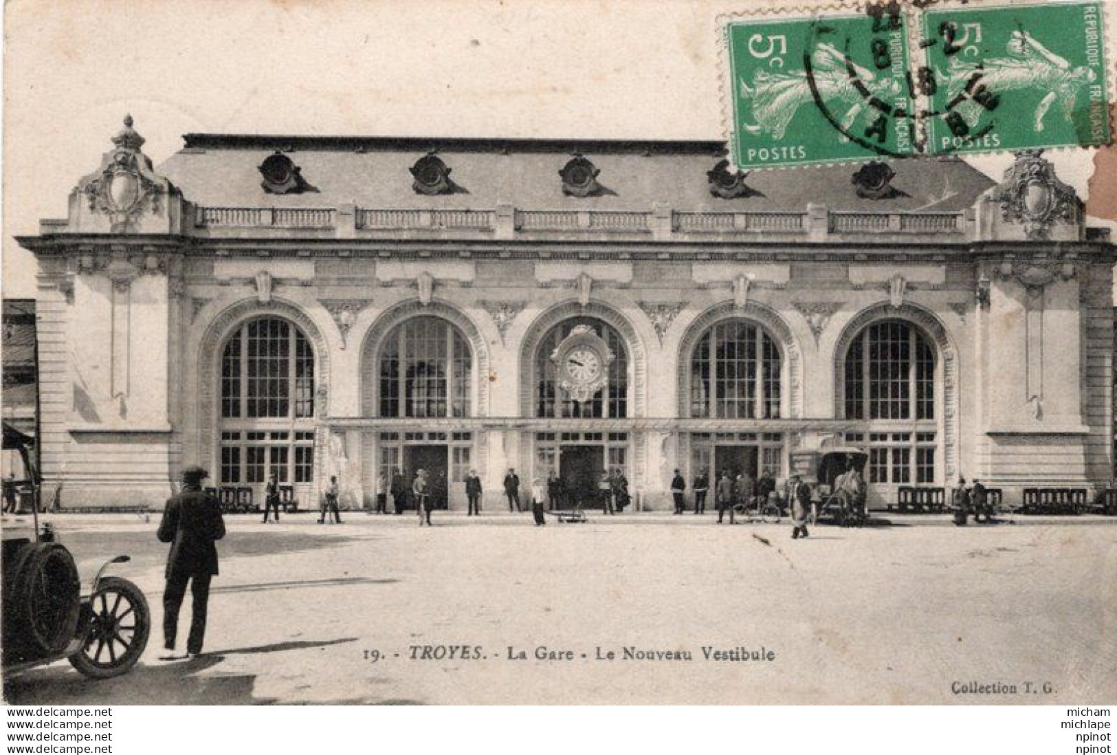 CPA  10 TROYES - La Gare -  Le Nouveau Vestibule - Troyes