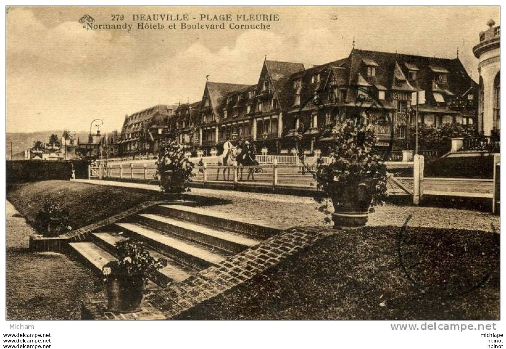 CPA  14   DEAUVILLE     NORMANDY HOTEL        PARFAIT ETAT - Deauville