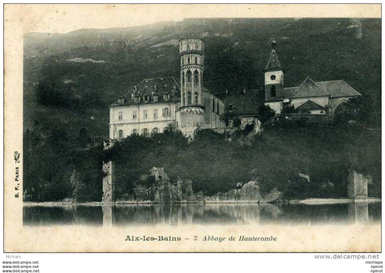 CPA 73  AIX  LES BAINS     ABBAYE DE HAUTECOMBE  PARFAIT ETAT - Aix Les Bains