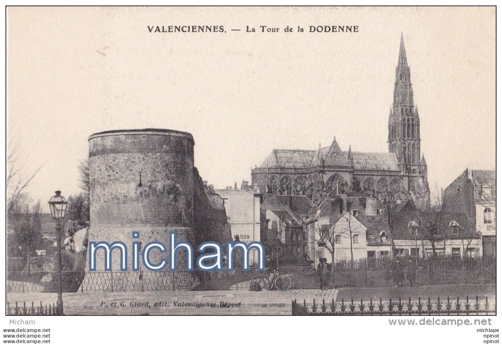 CPA  59   VALENCIENNES TOUR  DE DODENNE  TB ETAT - Valenciennes