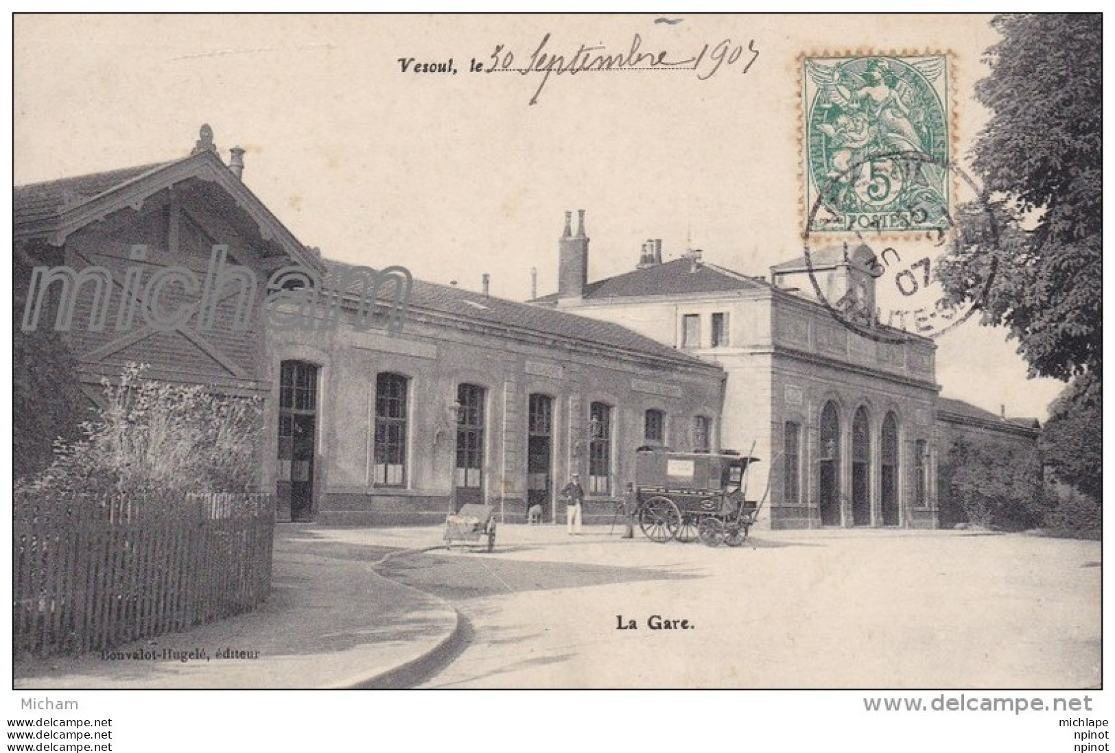 CPA   70  VESOUL  LA  GARE  TB ETAT - Vesoul