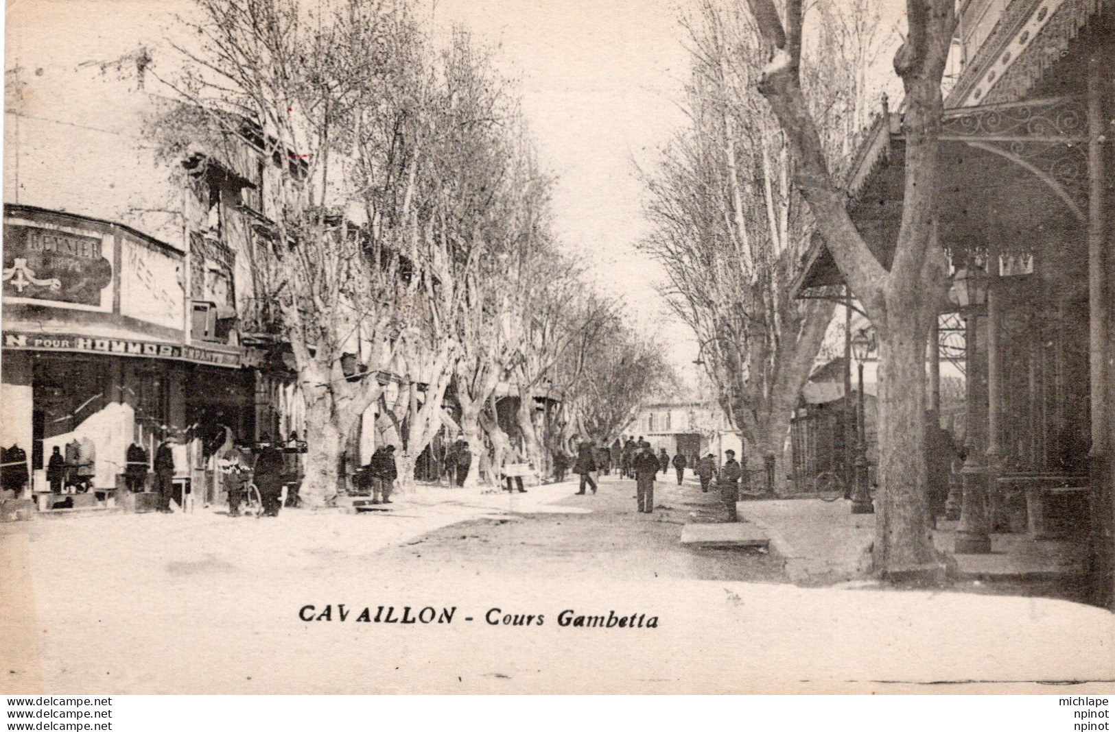 C P A  -  84 -  CAVAILLON -   Cours Gambetta - Cavaillon