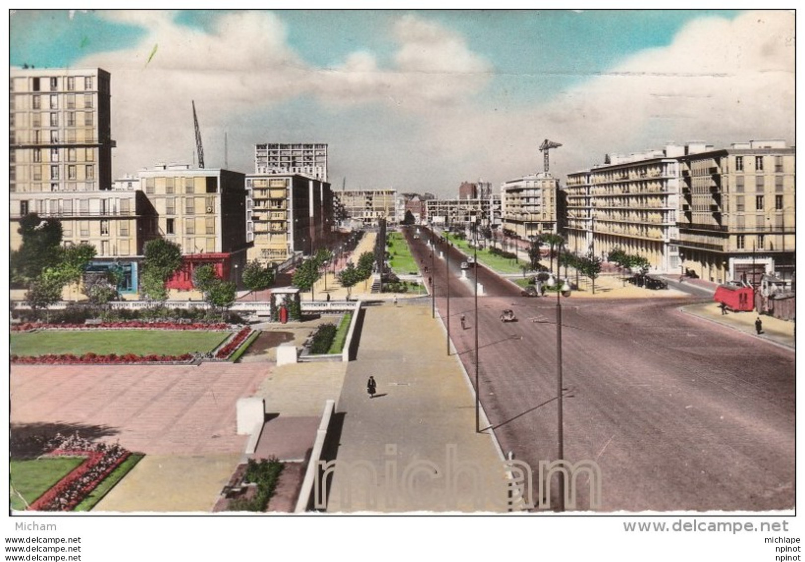 CPSM   76 LE HAVRE  NOUVEAUX  IMMEUBLES  ET AVENUE  FOCH    TB ETAT - Unclassified