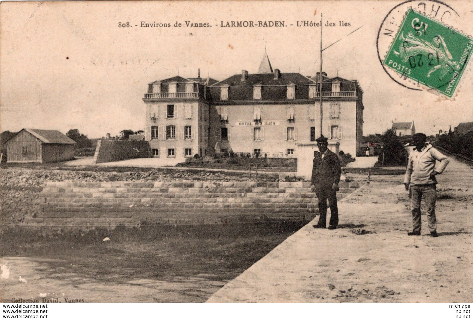 CPA -  56 - LARMOR - BADEN -  Environs De Vannes  L'hotel Des Iles - Larmor-Plage