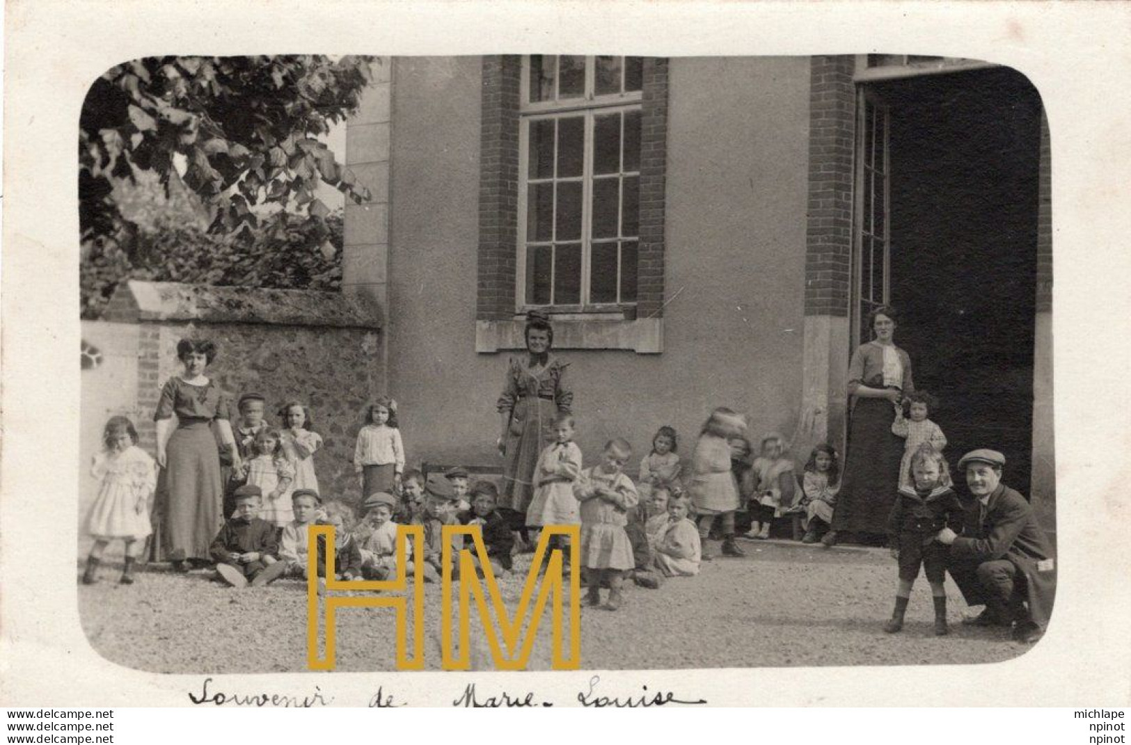 C P A  72  CARTE PHOTO  -  VIBRAYE - ECOLE - Other & Unclassified