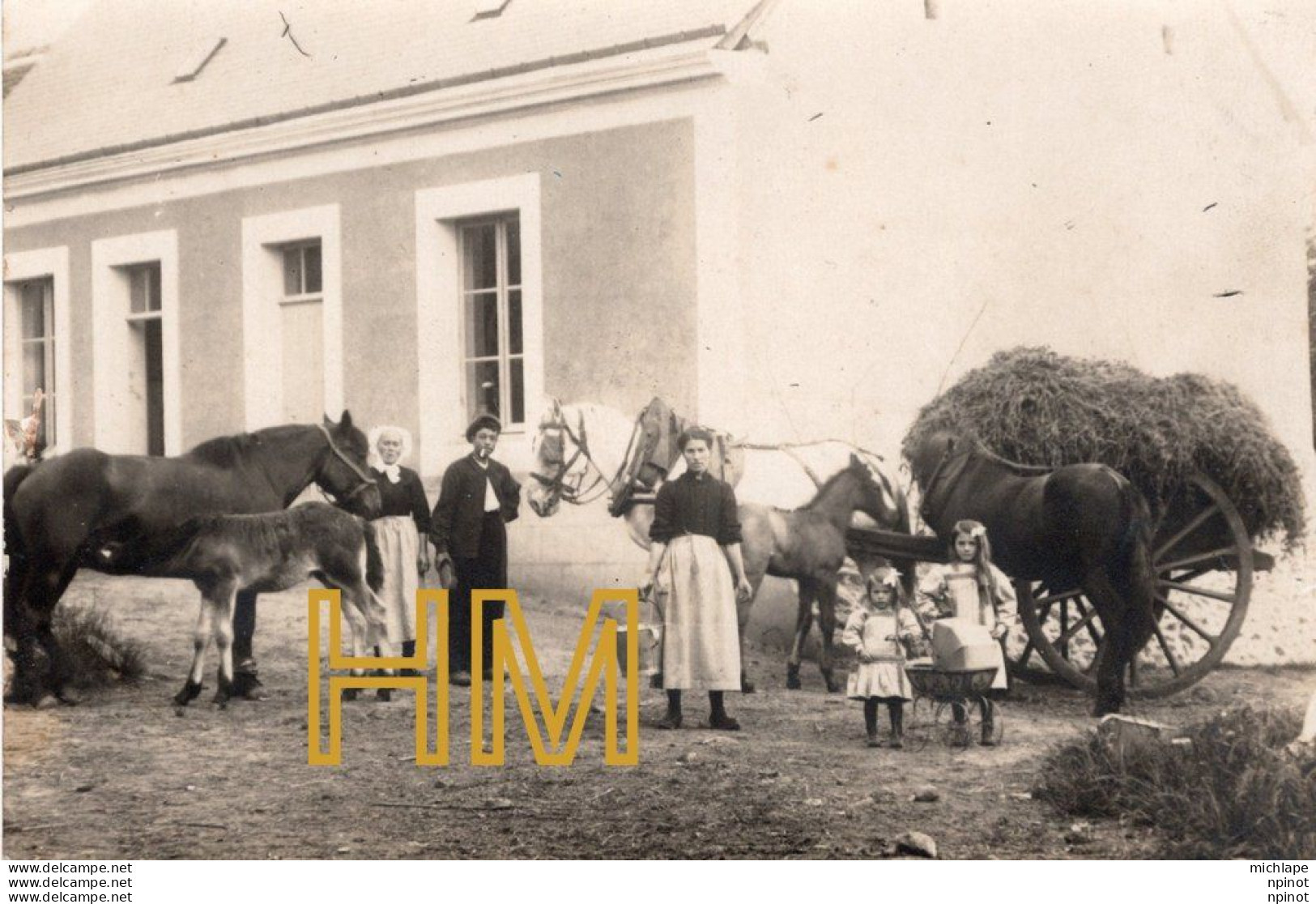 C P A  72  CARTE PHOTO  -  SAINT MARS D'OUTILLE - Une Ferme - Autres & Non Classés