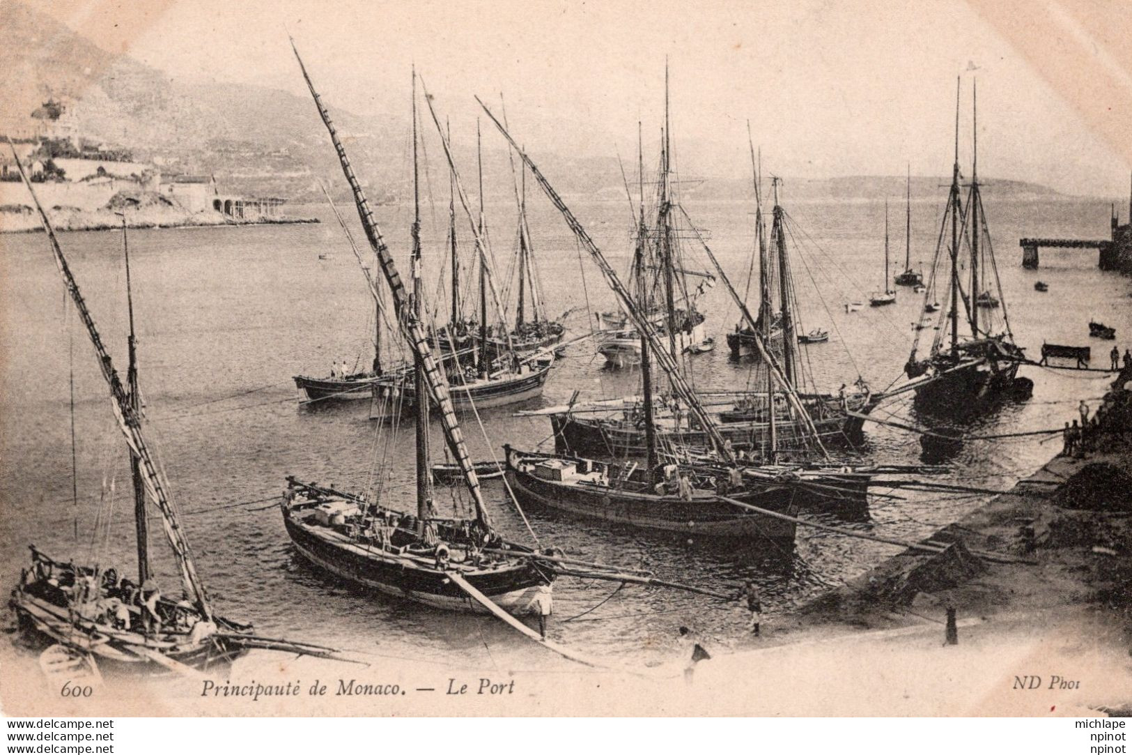 C P A -  MONACO  -  Le Port - Hafen