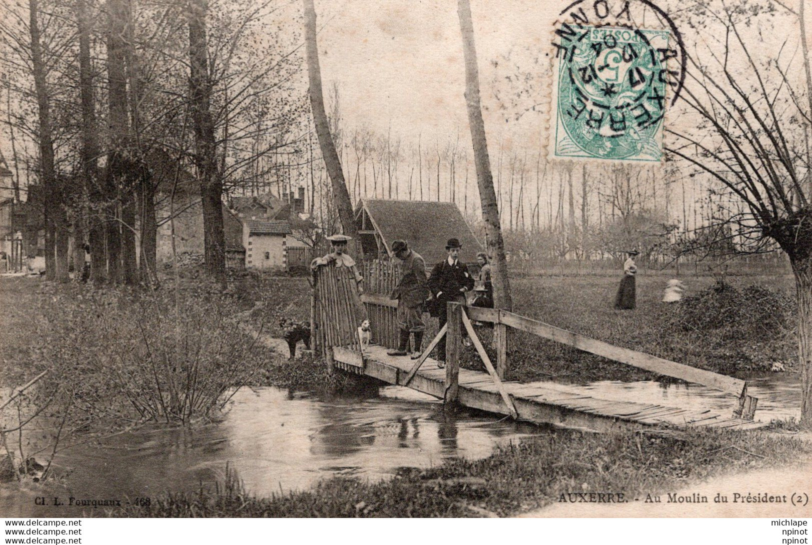 C P A - 89 -  AUXERRE  -    Au Moulin Du Président - Auxerre