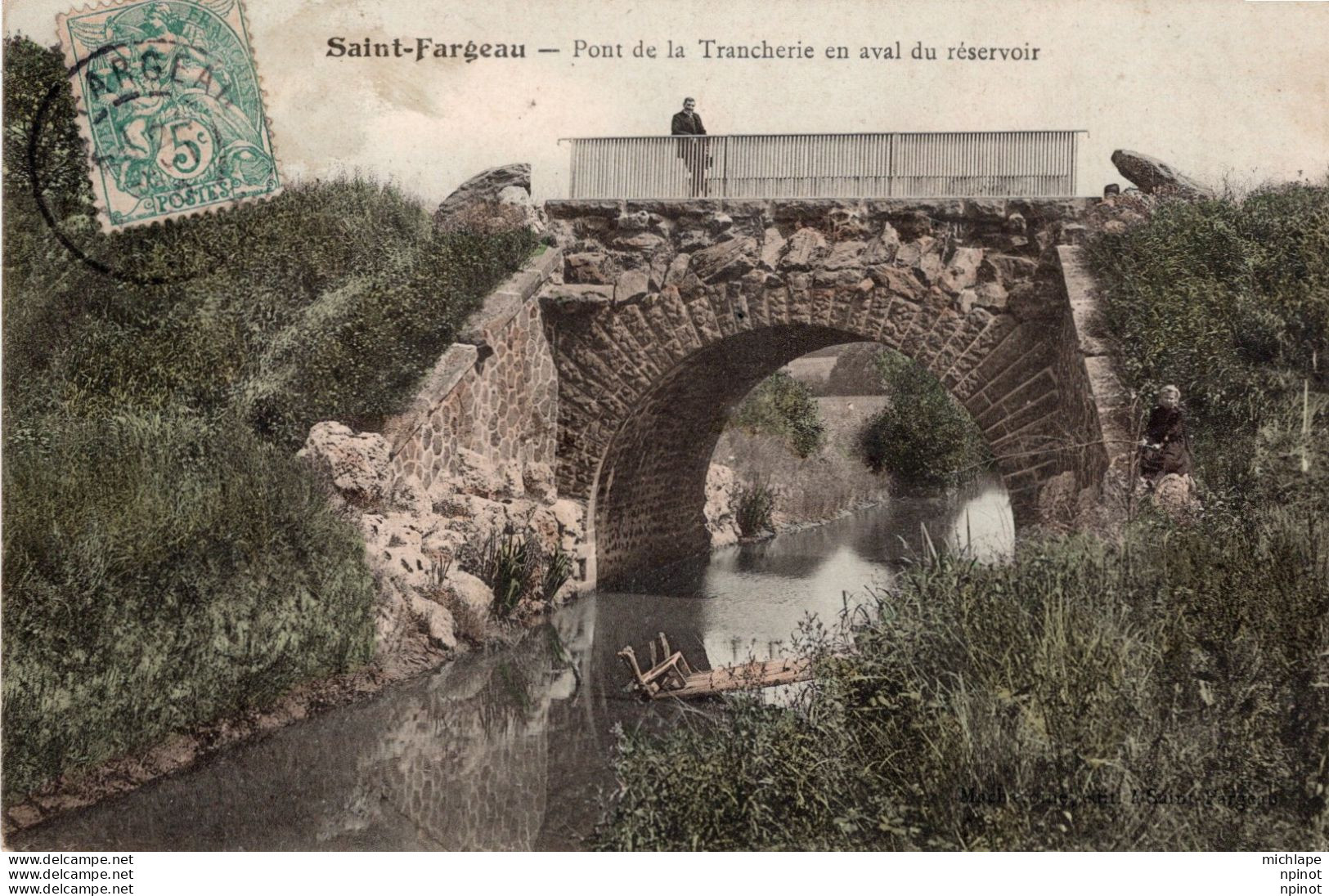 C P A - 89 -   SAINT  FARGEAU -  Pont De La Trancherie - Saint Fargeau