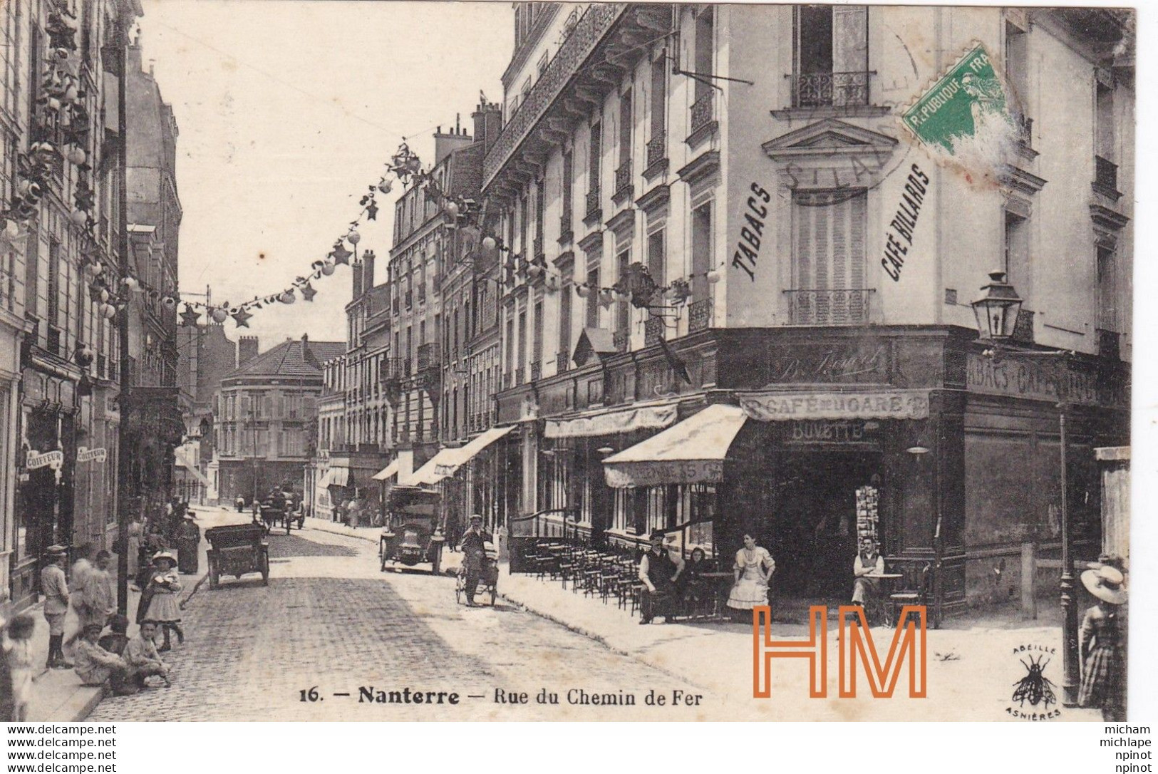 C P A   92  NANTERRE  Rue  Du Chemin De Fer - Montrouge