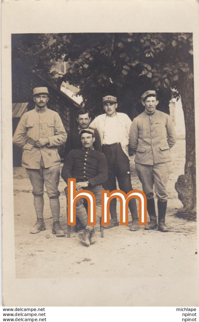 CPA  Carte Photo Groupe De Militaires - 1914-18