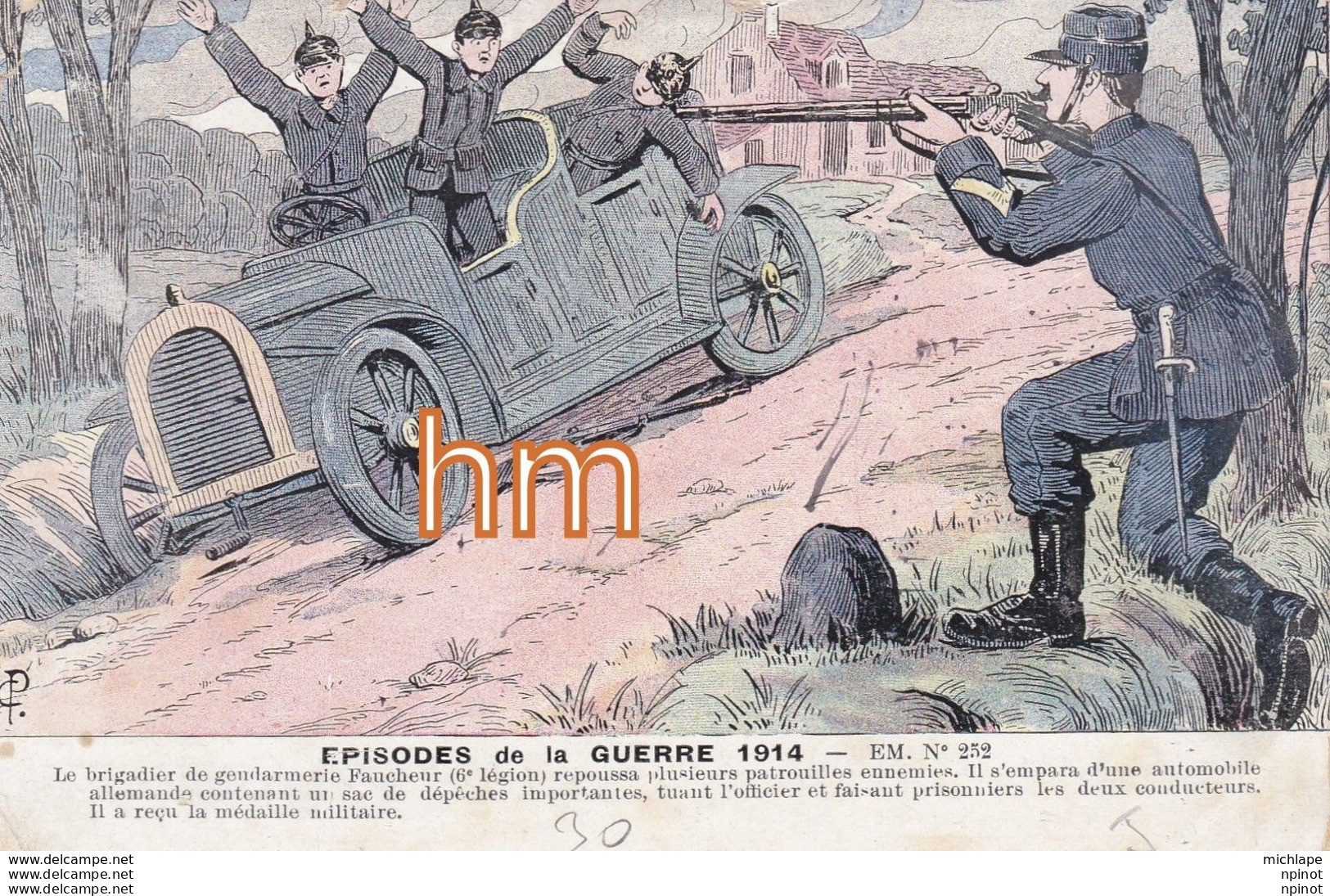 CPA   Episode  De Guerre - 1914-18