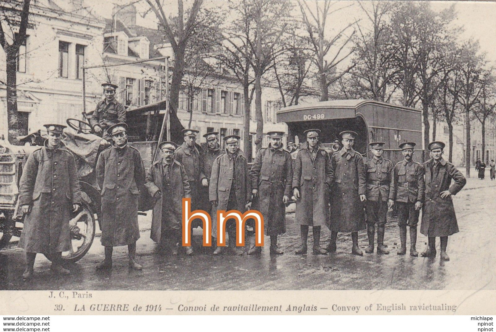 CPA   Convoi De Ravitaillement Anglais - 1914-18