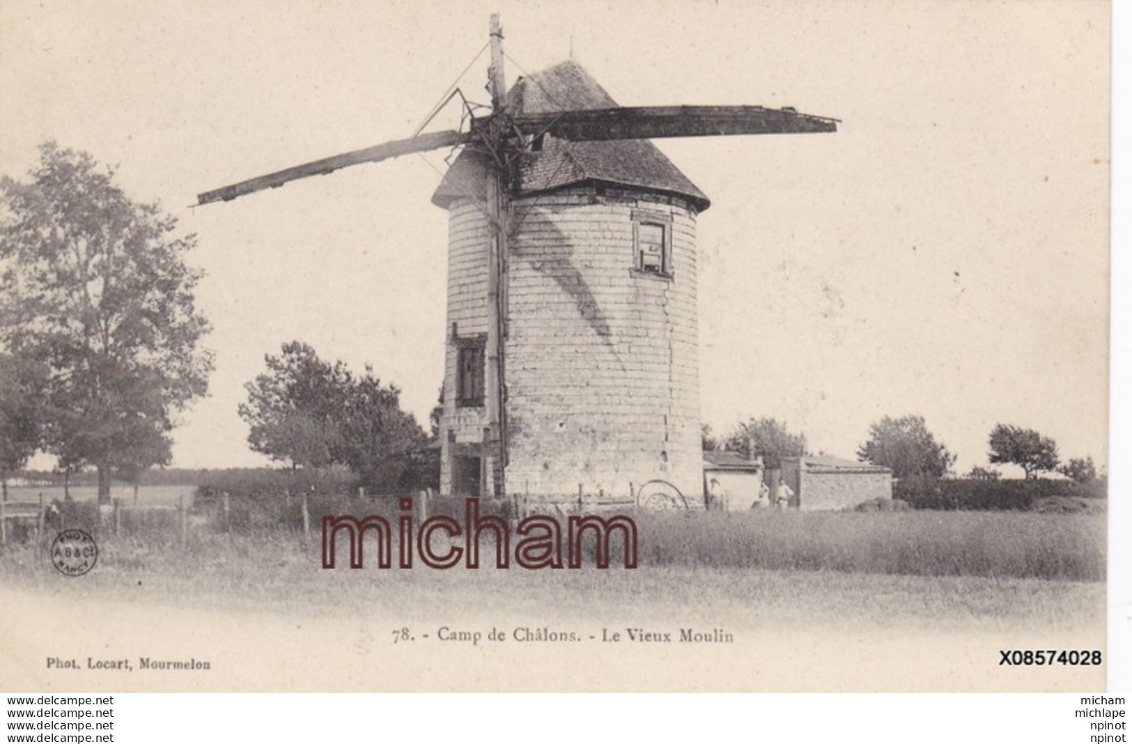 CPA  51 - Camp De Chalons Le Vieux Moulin Tres Bon Etat - Camp De Châlons - Mourmelon