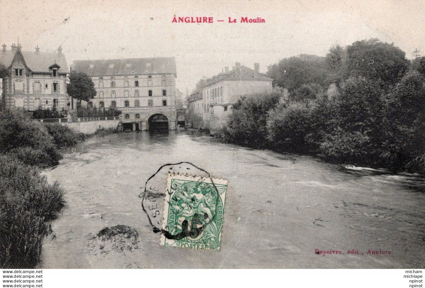 CPA - 51 - ANGLURE -  Le Moulin - Anglure