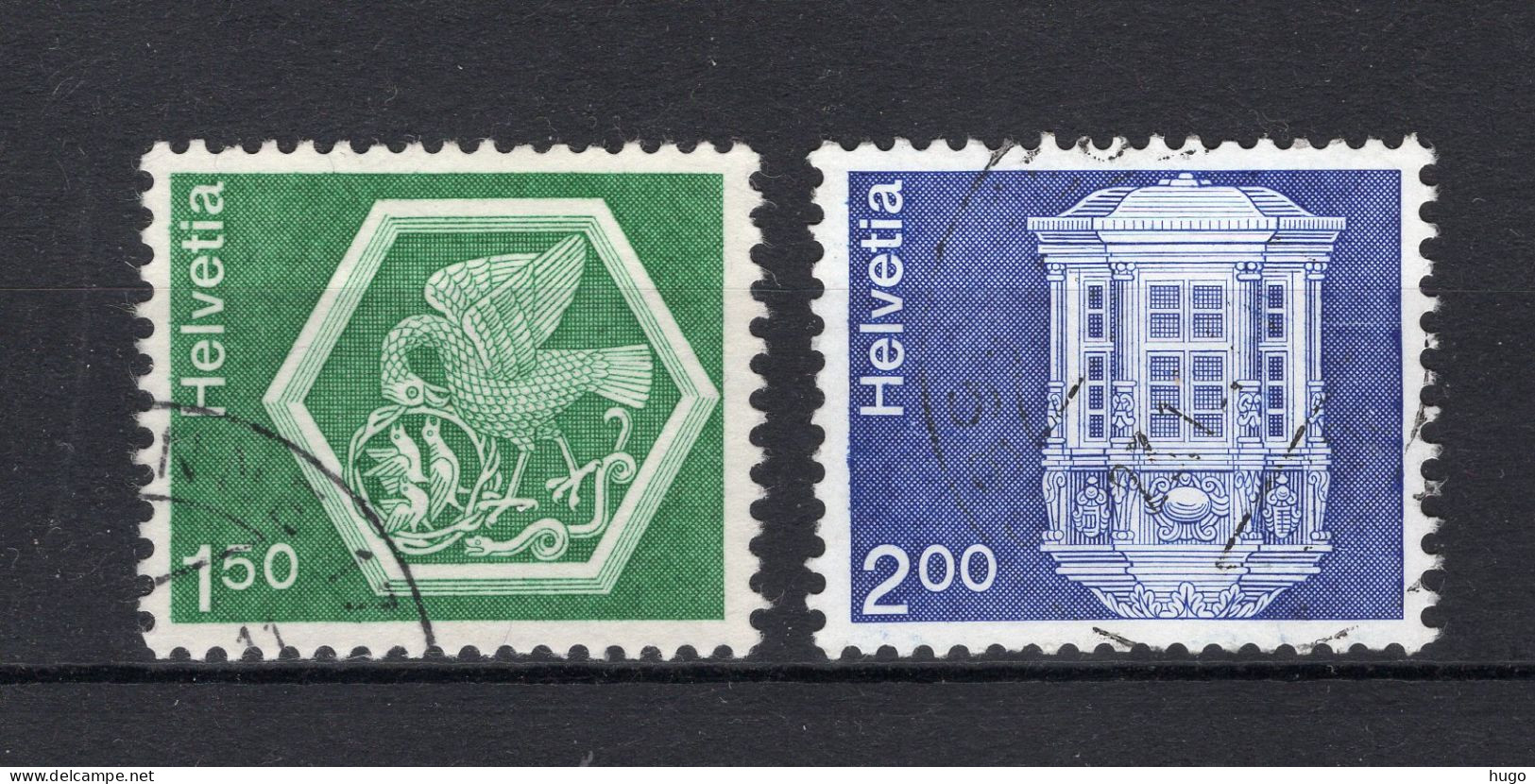 ZWITSERLAND Yt. 970/971° Gestempeld 1974 - Used Stamps