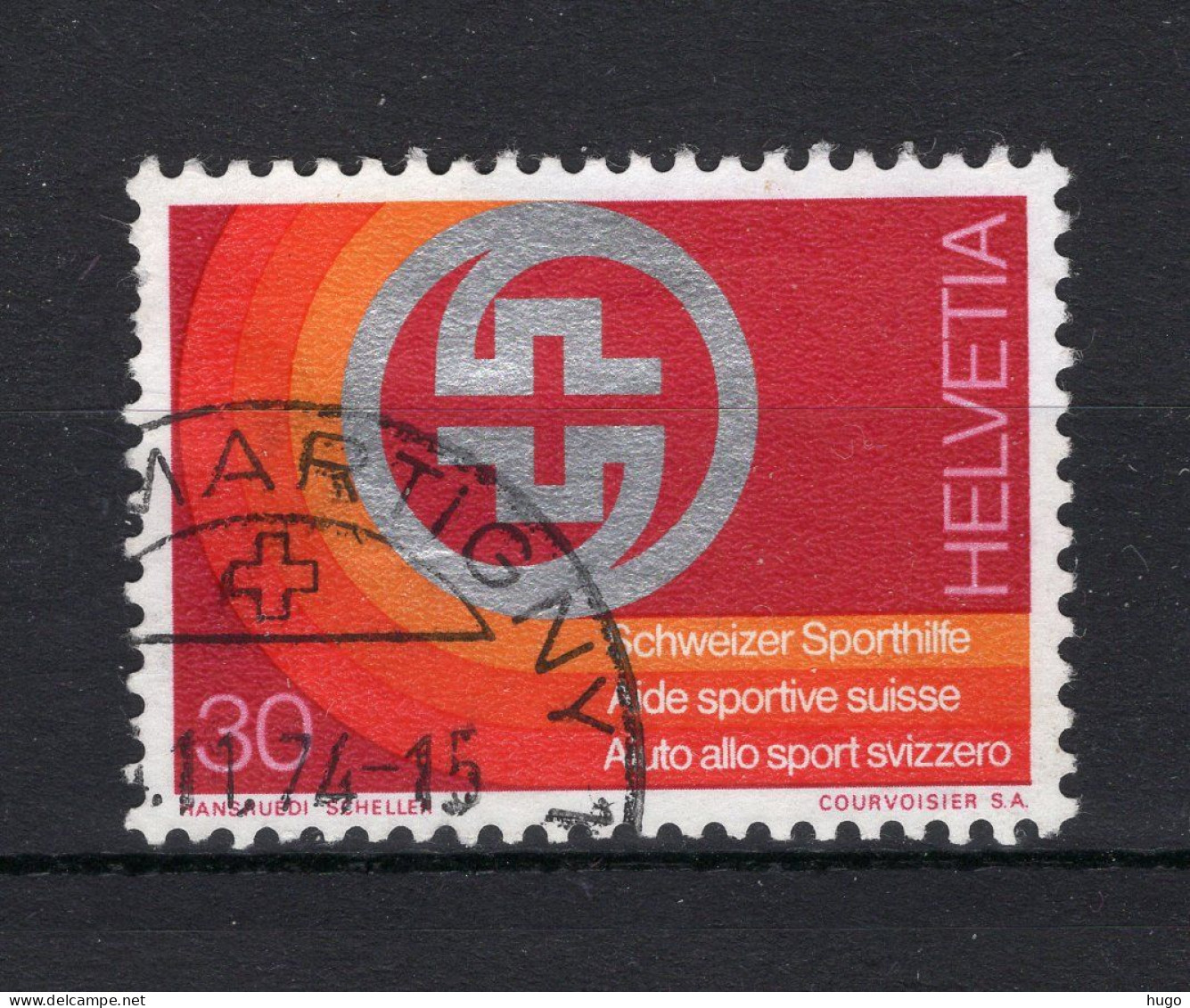 ZWITSERLAND Yt. 966° Gestempeld 1974 - Used Stamps