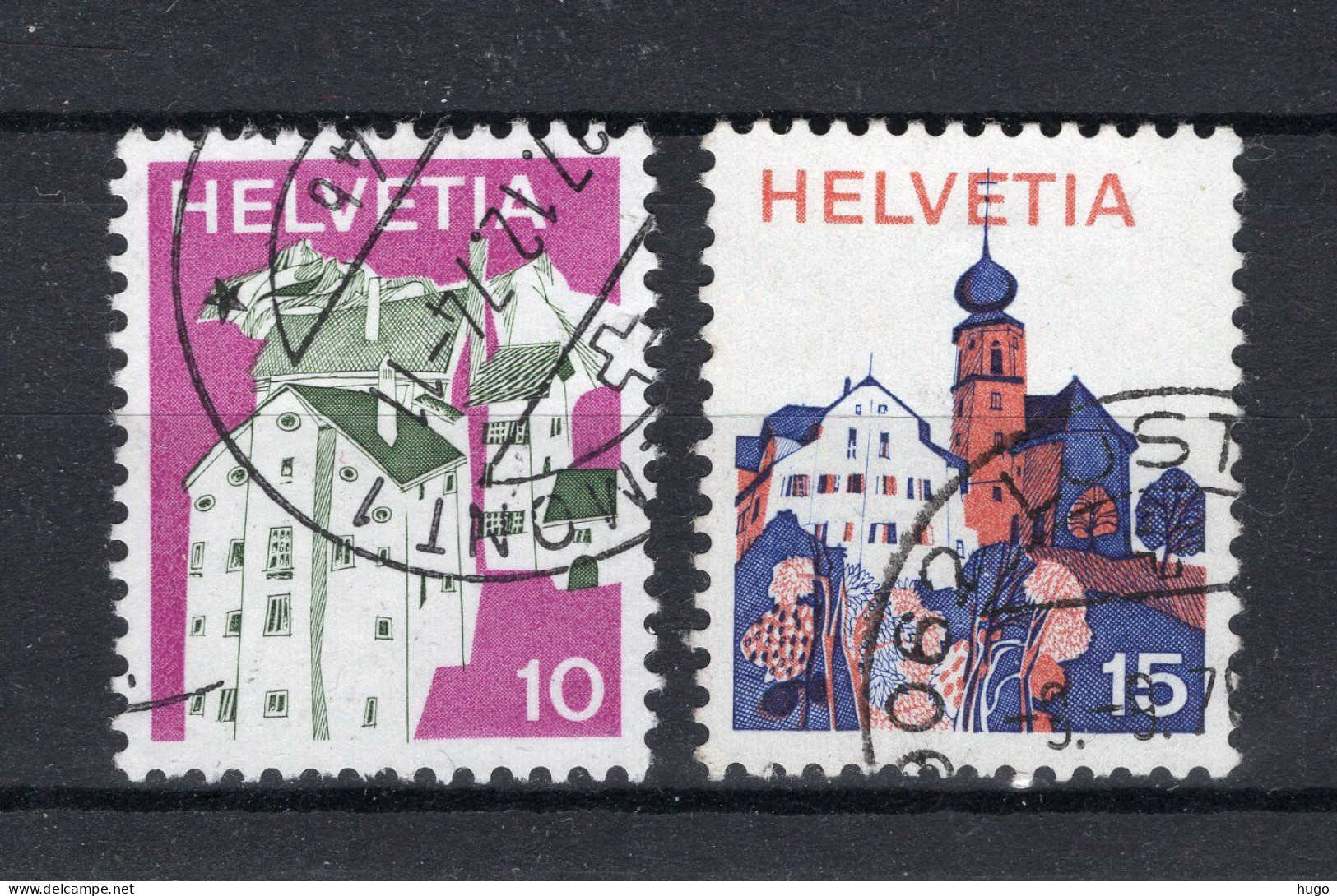 ZWITSERLAND Yt. 934/935° Gestempeld 1973 - Used Stamps