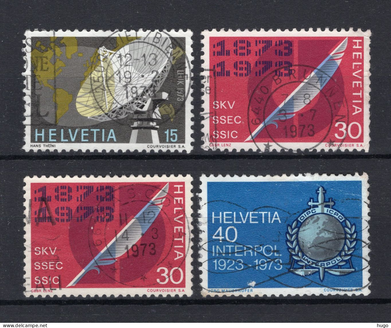 ZWITSERLAND Yt. 921/923° Gestempeld 1973 - Used Stamps