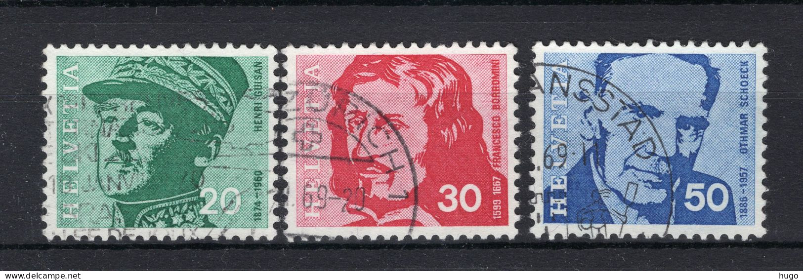 ZWITSERLAND Yt. 842/844° Gestempeld 1969 - Used Stamps