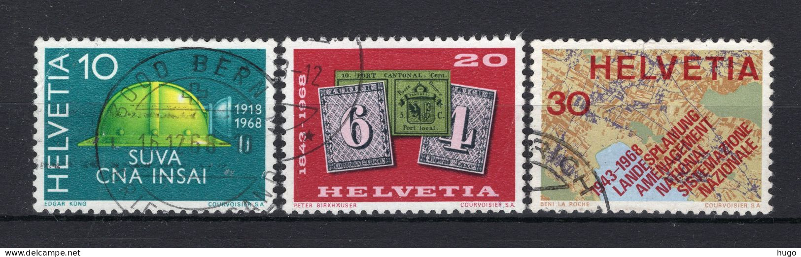 ZWITSERLAND Yt. 811/813° Gestempeld 1968 - Used Stamps