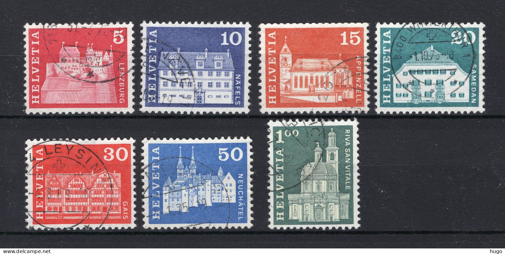 ZWITSERLAND Yt. 815/821° Gestempeld 1968 - Used Stamps
