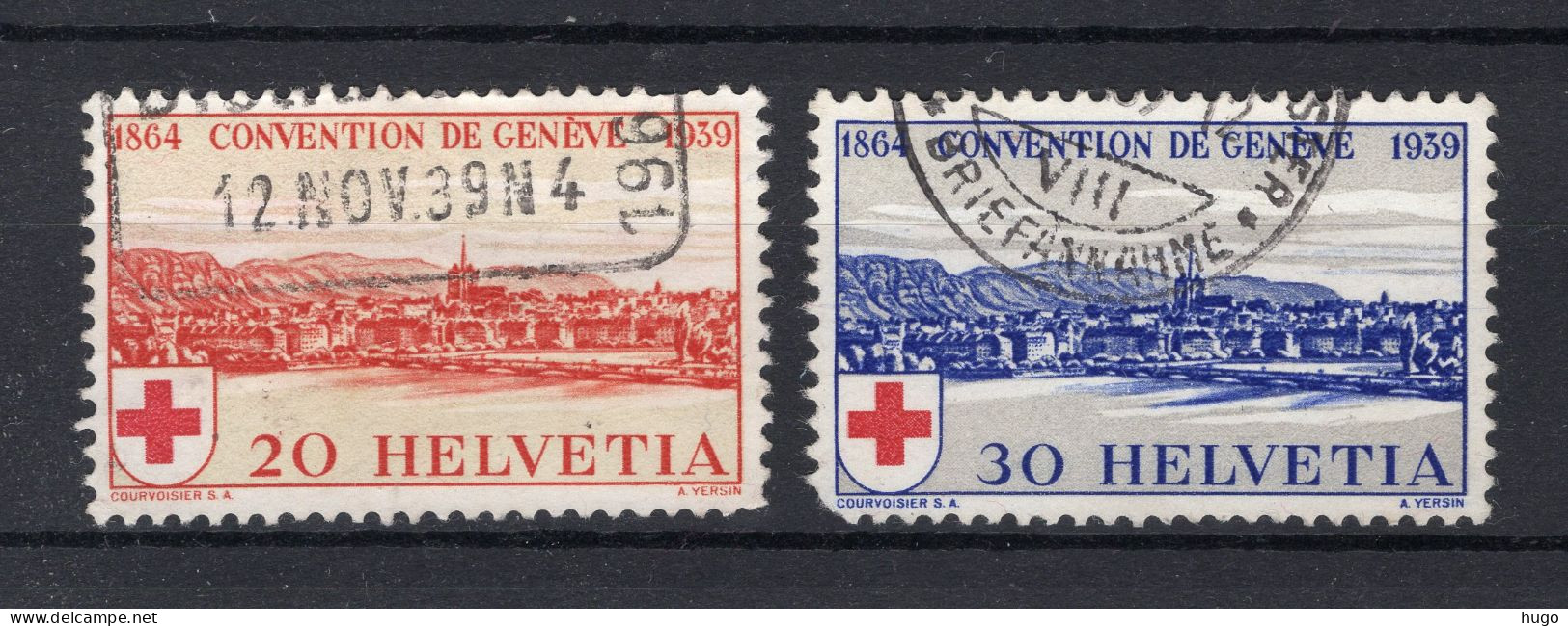 ZWITSERLAND Yt. 342/343° Gestempeld 1939 - Used Stamps