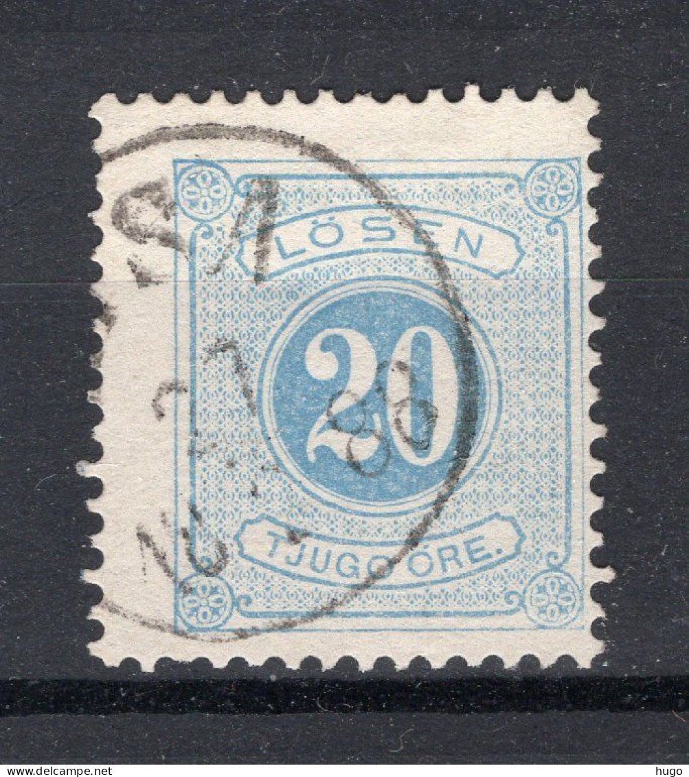 ZWEDEN Yvert T6° Gestempeld Portzegels 1874 - Taxe