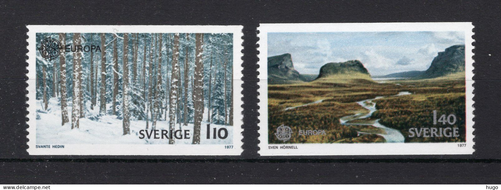 ZWEDEN Yvert 970/971 MNH 1977 - Unused Stamps