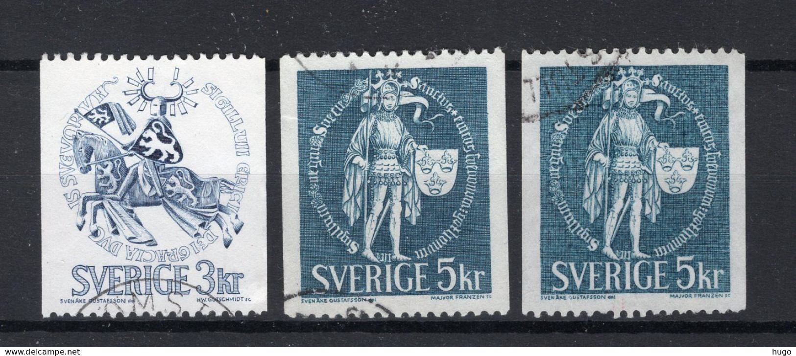 ZWEDEN Yvert 653/654° Gestempeld 1970 - Oblitérés