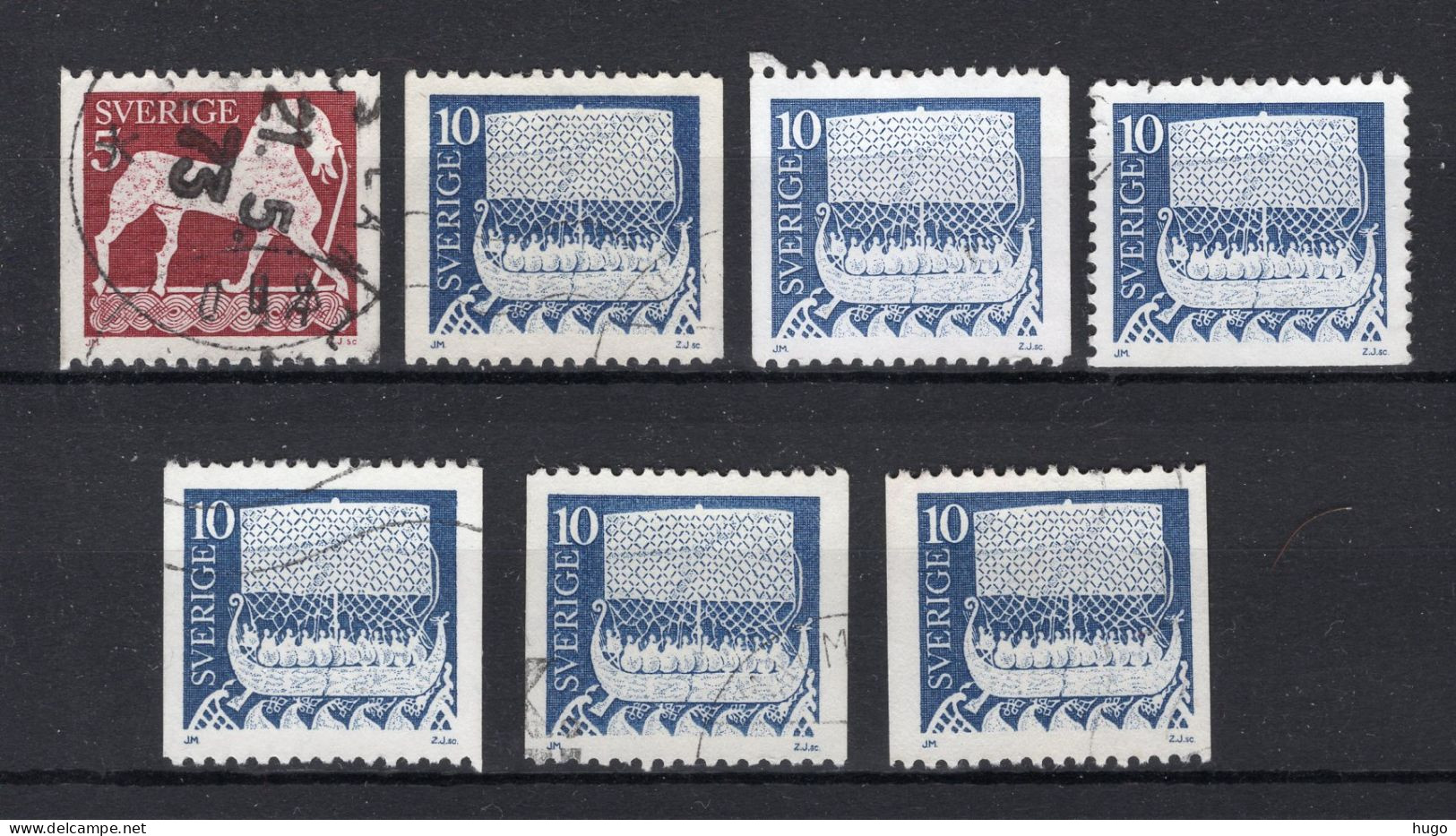 ZWEDEN Yvert 778/779° Gestempeld 1973 - Used Stamps