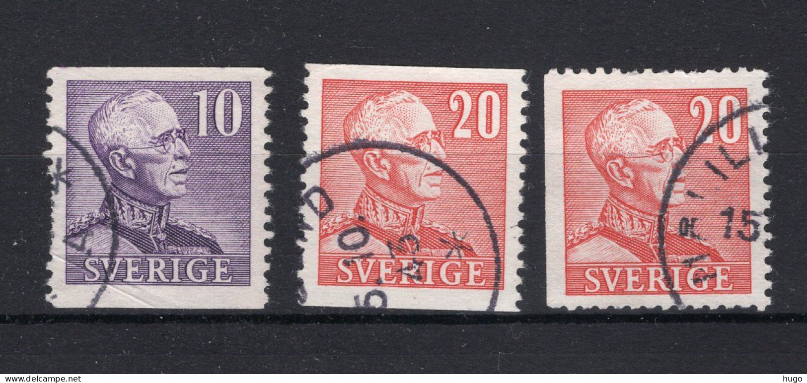 ZWEDEN Yvert 257/258° Gestempeld 1939-1942 - Used Stamps