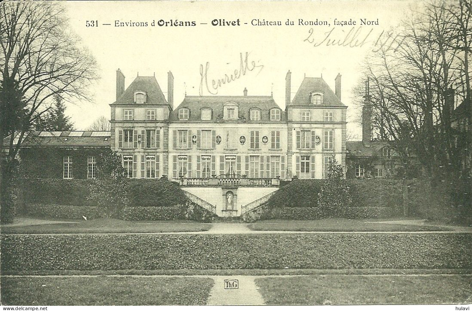 45  OLIVET - CHATEAU DU RONDON; FACADE NORD (ref 7463) - Other & Unclassified