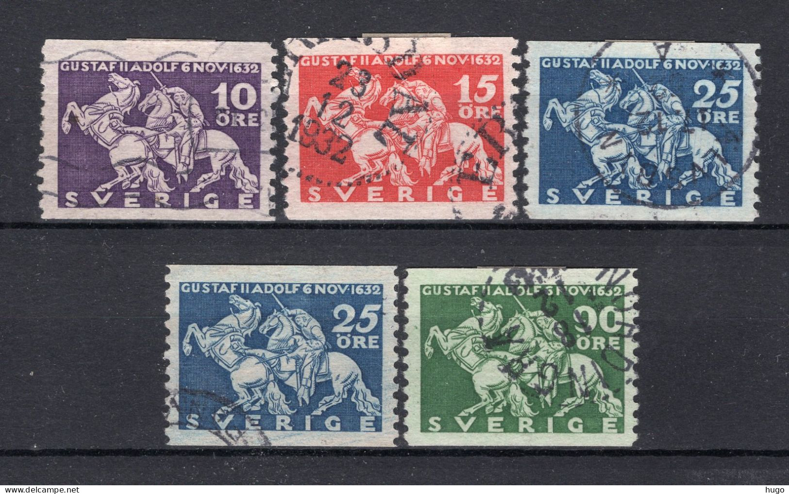 ZWEDEN Yvert 224/227° Gestempeld 1932 - Used Stamps