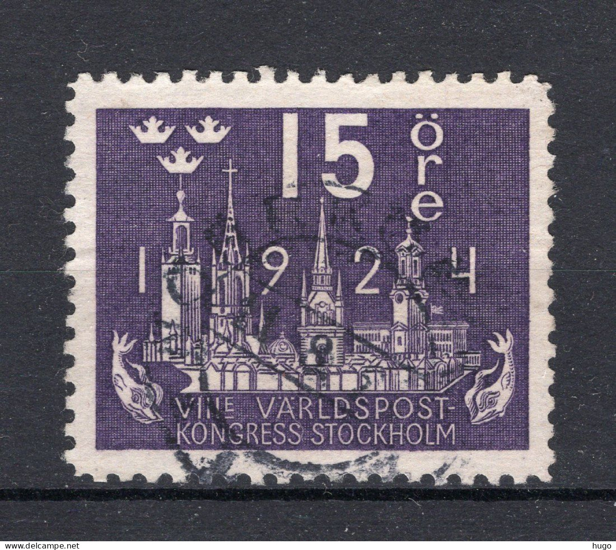 ZWEDEN Yvert 165° Gestempeld 1924 - Used Stamps