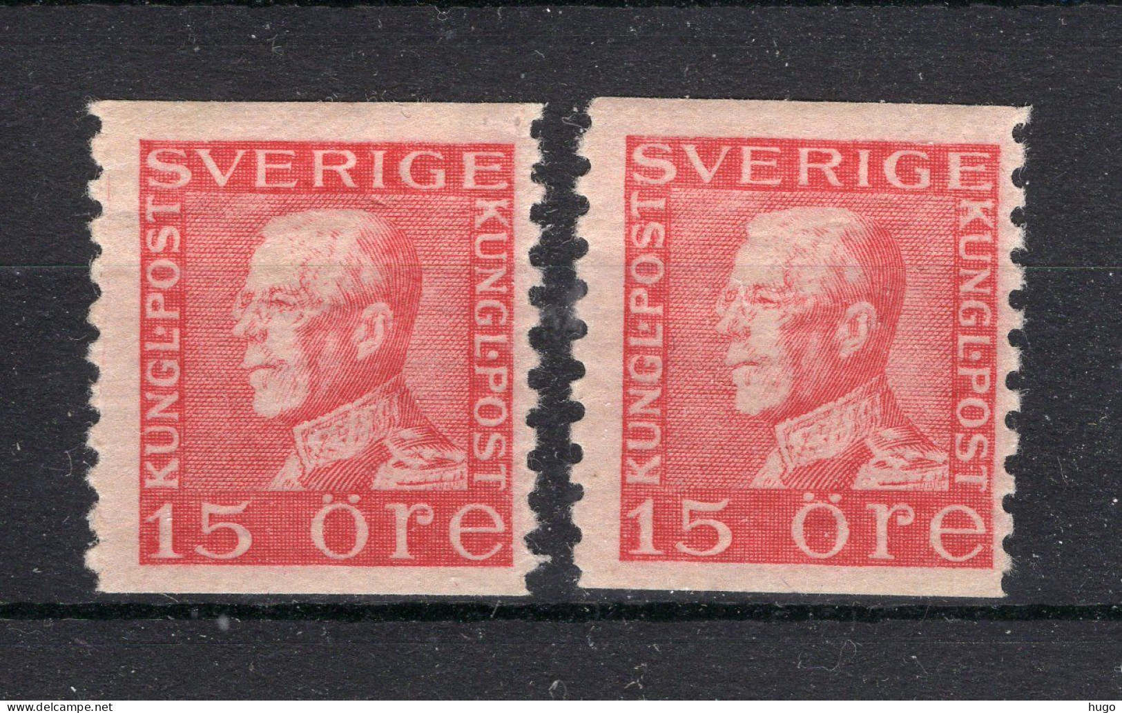 ZWEDEN Yvert 196° Gestempeld 1925-1926 2 St. - Used Stamps