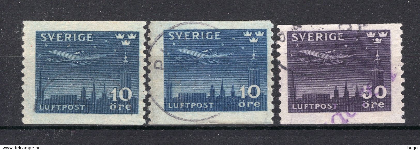 ZWEDEN Yt. PA4/5° Gestempeld Luchtpost 1930 - Used Stamps
