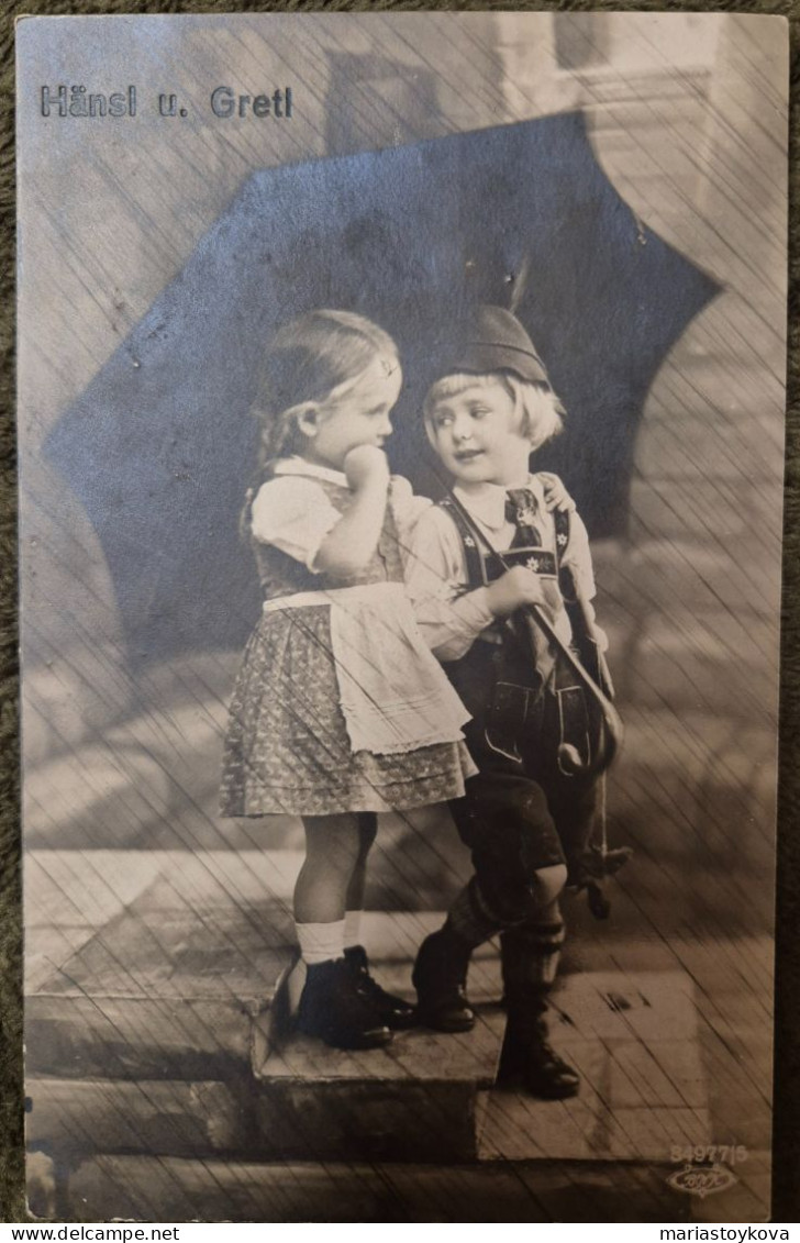 1922. Hänsl Und Gretl. Foto. - Märchen, Sagen & Legenden