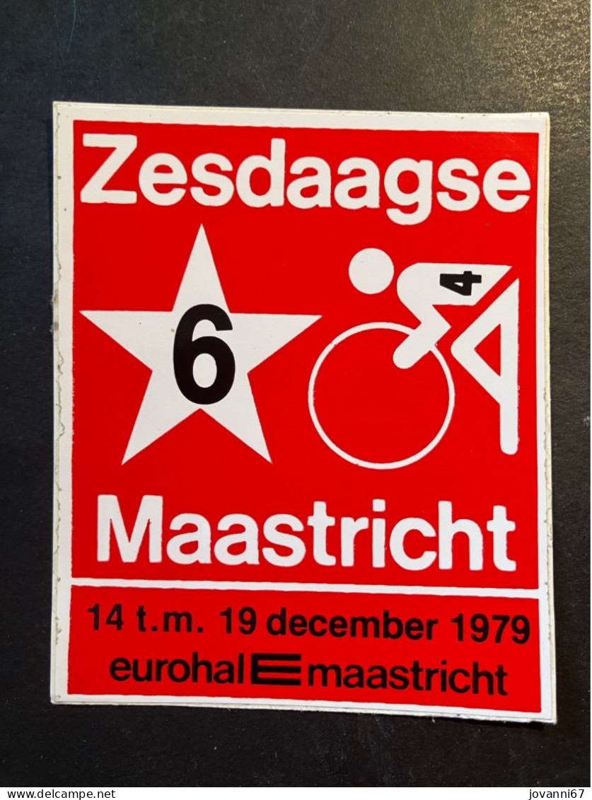 Zesdaagse Maastricht - Sticker - Cyclisme - Ciclismo -wielrennen - Cycling